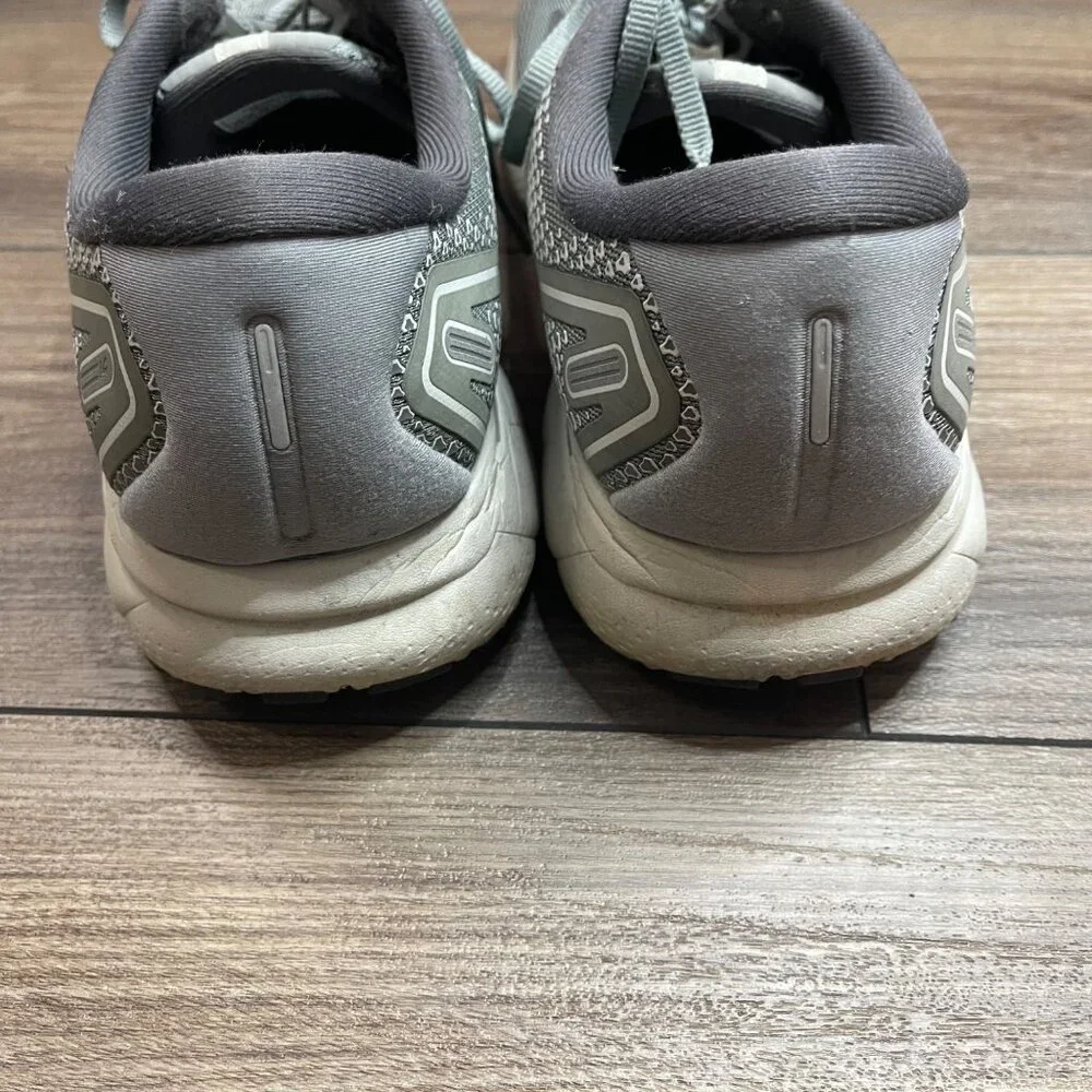 Brooks Men's Ghost 14 Running Shoes Size 12.5 Grey/Grey EU 46.5 Lace up Sneakers